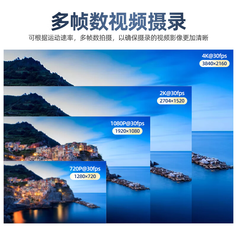 执法1号DSJ-C2头戴式16G执法记录仪 4K高清WiFi手机直连耳挂高清大图