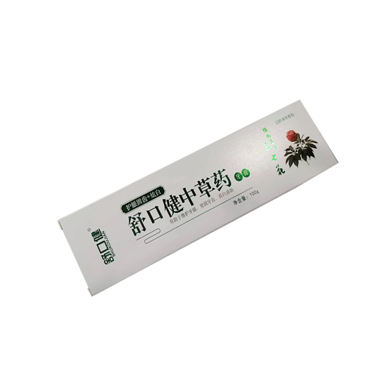 舒口健中草药三七花牙膏100g