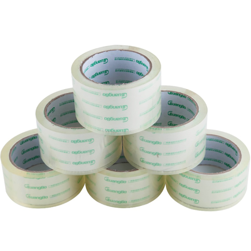 广博(GuangBo) FX-62封箱胶带60mm*60y 6卷装 透明胶带打包胶带宽胶带胶布