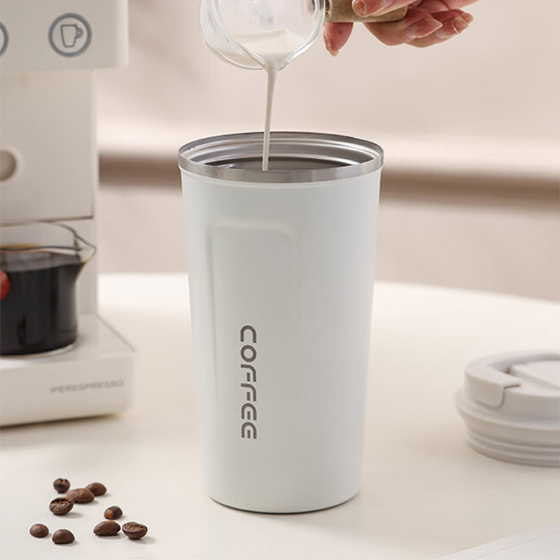 MAXCOOK美厨咖啡杯510ml便捷出行大容量白色MCB8749高清大图