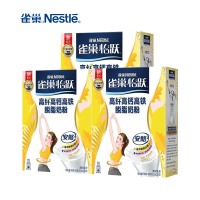 雀巢 安骼高钙高铁新包装高纤高钙高铁脱脂奶粉调制乳粉400g/克 3盒装 内含16小条
