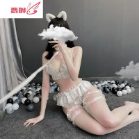 情趣内衣sm绳衣女仆成人用品夫妻挑逗三点式惑大码套装 费琳