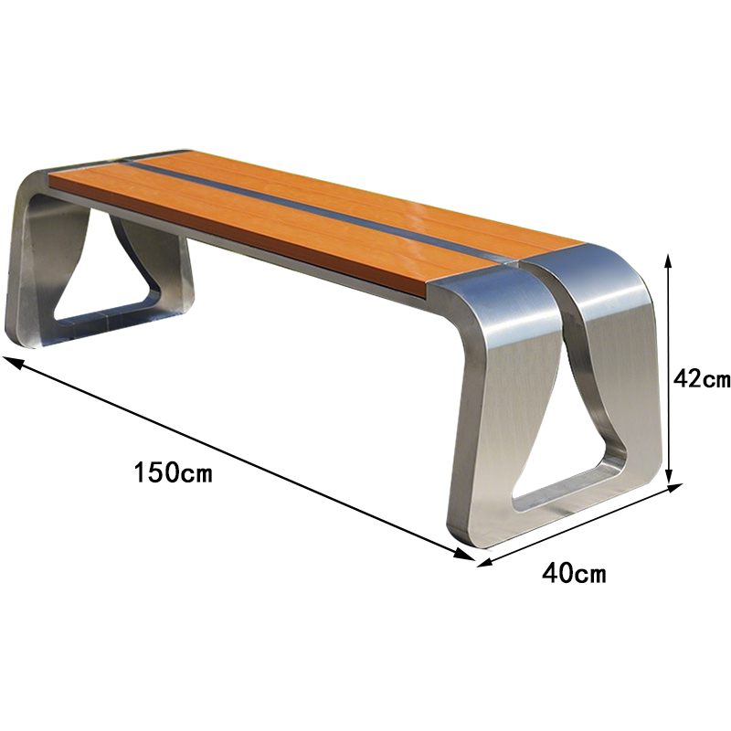 凌迪星长凳150*40*42cm张高清大图