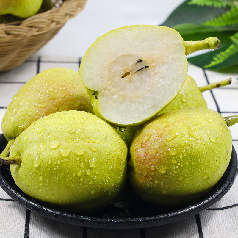 [西沛生鲜]河北精品香梨 新鲜水果 松脆多汁 净重8.7斤 单果150g以上高清大图