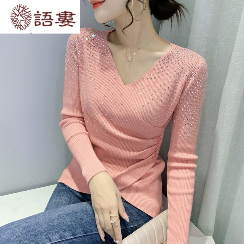 语娄女士针织毛衣