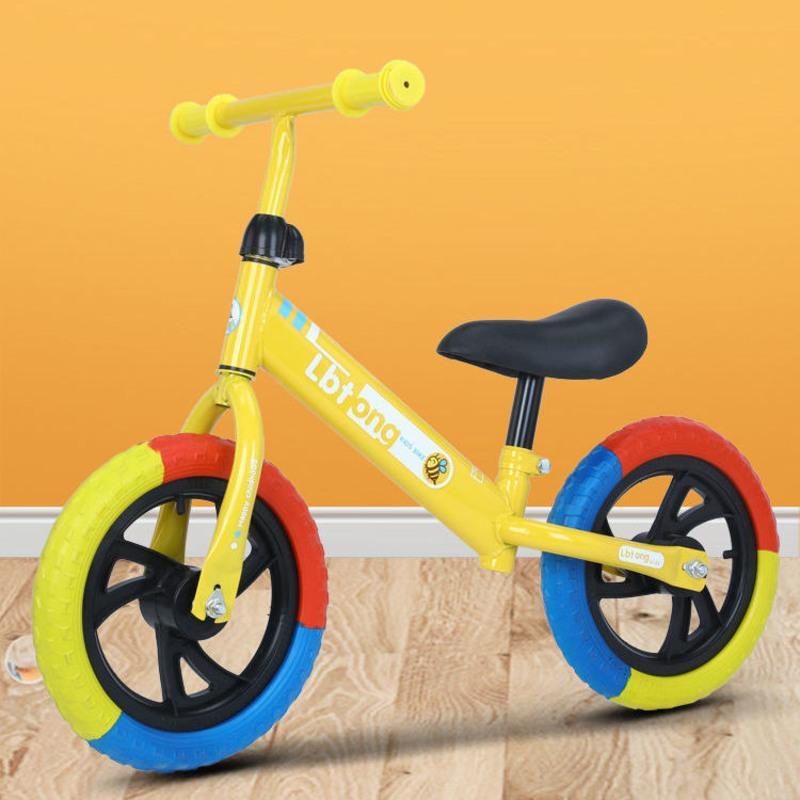 平衡车滑行车25岁宝宝滑步两轮无脚踏自行车儿童玩具车黑色儿童平衡车