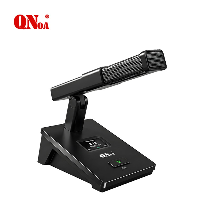 QNOA 启诺QN-SLC36S 有线短咪会议话筒 大型会议系统方管话筒 黑 台高清大图