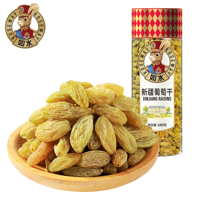 如水 新疆葡萄干 680g/桶