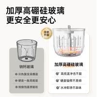 小熊(Bear)婴儿辅食机 多功能电搅拌料理机肉泥辅食机 0.3L [6叶304刀头]QSJ-T02U5