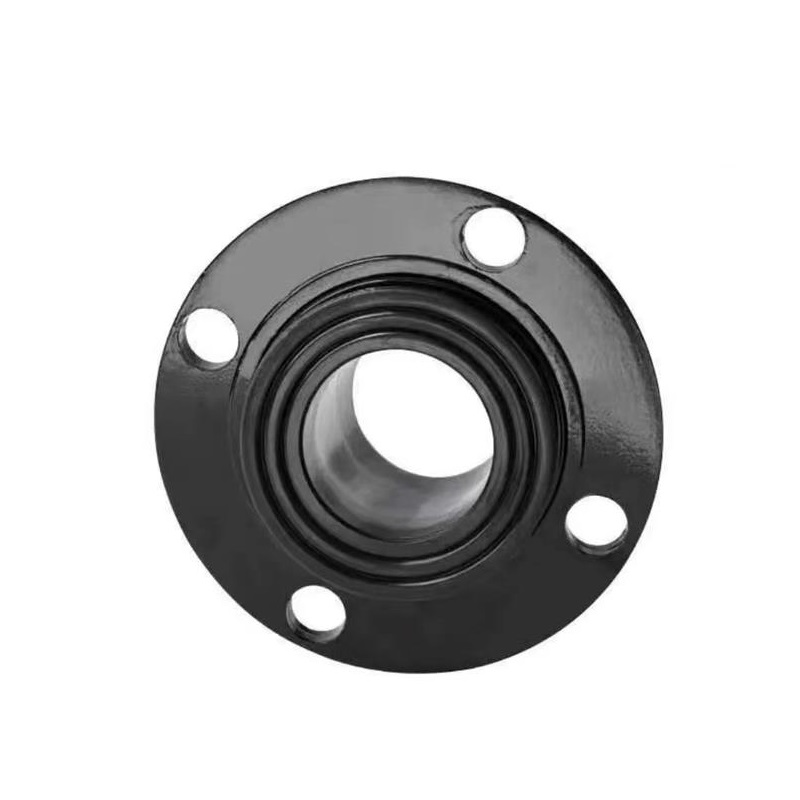 伟鹏双兴 PE热熔法兰 PE400对接式法兰根+铁盘 套高清大图