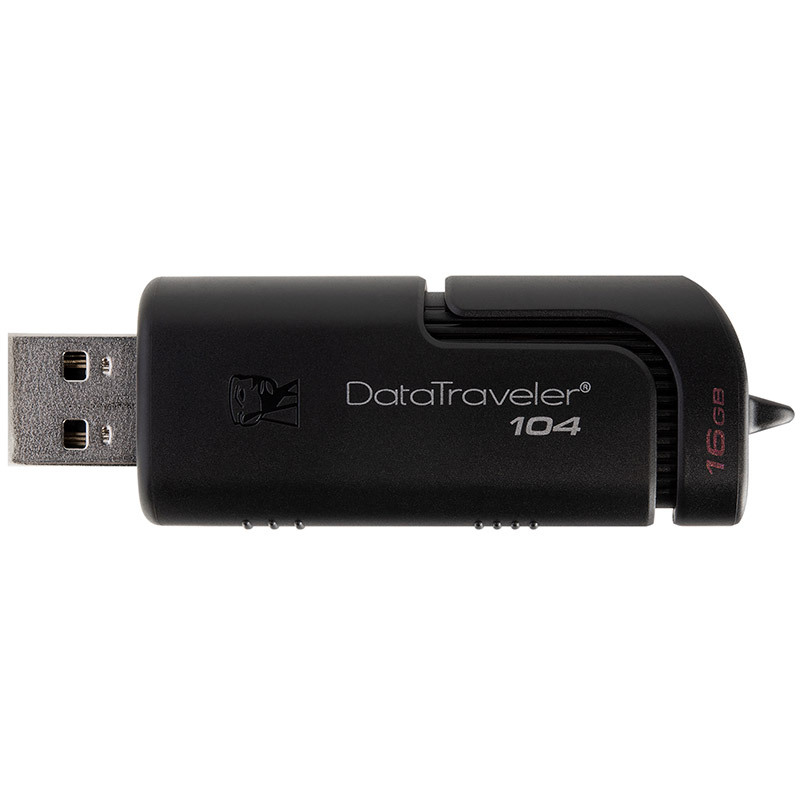 金士顿(Kingston)u盘闪存盘DT104电脑系统优盘商务办公车载高速U盘USB2.0 16GB
