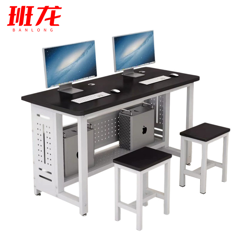 班龙双人电脑桌1桌2椅套高清大图