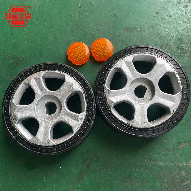 凯富龙耀伸缩门机头铸铝大轮子 KF-L02 个高清大图