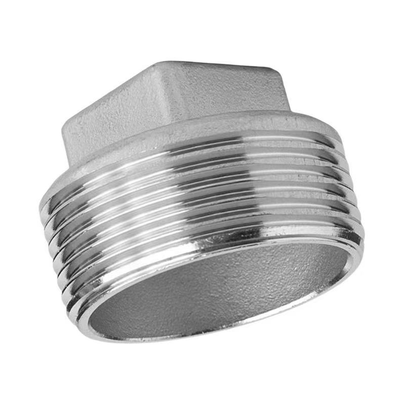 伟鹏双兴 304不锈钢外丝堵头 DN10(3分)个高清大图