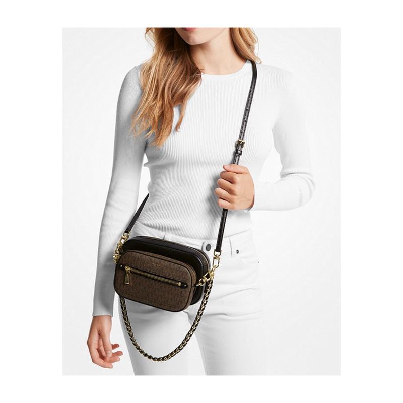 迈克·科尔斯(MICHAEL KORS)女士单肩包潮酷徽标百搭配饰日常通勤高清大图