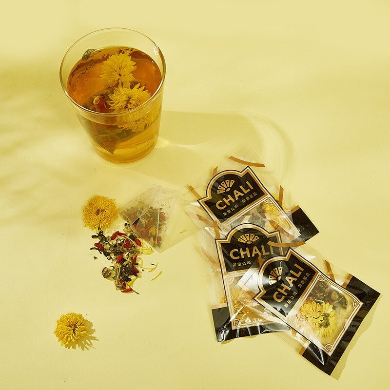 茶里(ChaLi)花草茶 金银菊杞花茶金银花茶菊花枸杞茶养生茶10包/盒