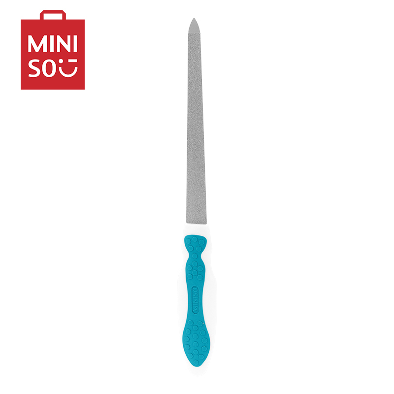 名创优品(miniso) 索林根修甲锉修甲棒去除甲垢易清洗[蓝白]