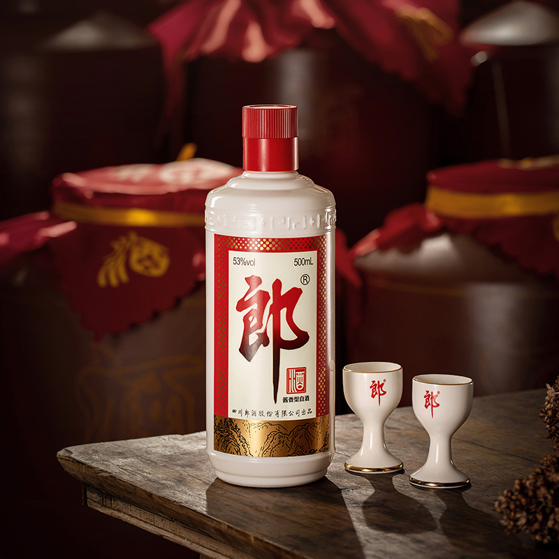 [郎酒旗舰店]郎 普郎 郎牌郎酒53度酱香型白酒500ml 单支