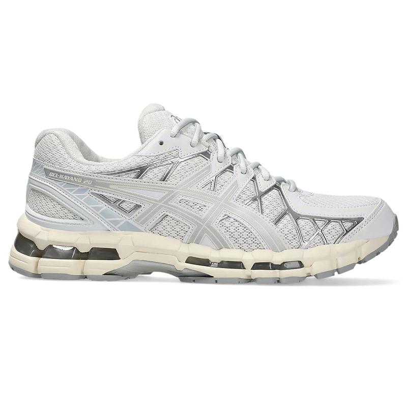 亚瑟士(ASICS)女鞋缓震稳定训练鞋室内健身跑步鞋舒适日常综合运 White/Pure_Silver 42.5