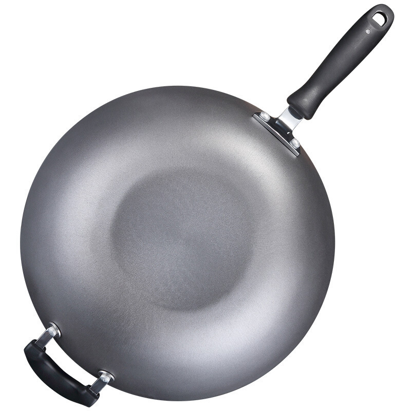 苏泊尔(SUPOR) 炒锅精铸富铁锅健康生铁锅带玻璃盖 明火电磁炉通用32cm FC32E高清大图