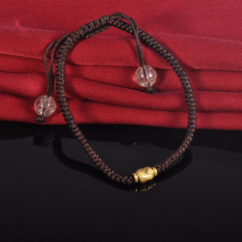 梦克拉mkela足金手链幸运路路通黄金手链足金手链情侣其他手链黄金