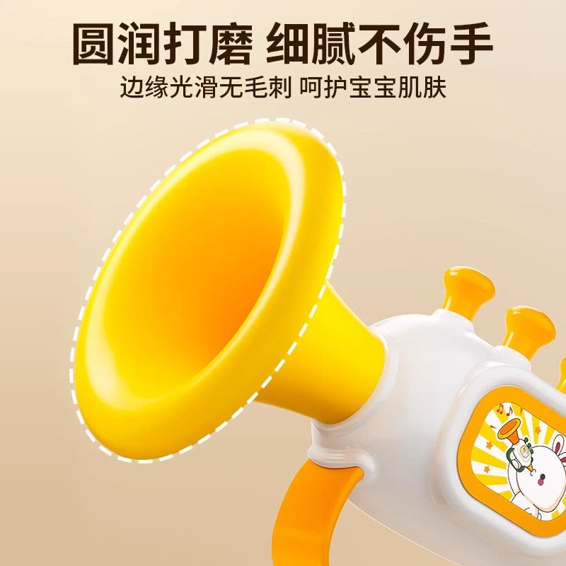 小喇叭宝宝儿童婴儿玩具可吹响乐器0-3岁1哨子口哨嗽叭口琴可图片