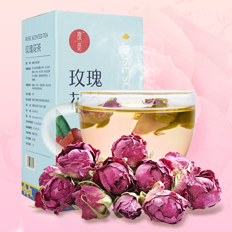 [瑰觅]新疆于田瑰觅玫瑰花蕾茶50g新包装