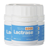 [3瓶装]德国进口乳糖酶(Lactrase)婴儿奶伴侣调节肠胃 宝宝乳糖不耐受吐奶腹泻 60粒/瓶