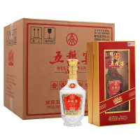 五粮液股份公司 五粮宴 52度 500ml*6瓶 箱装 浓香型白酒(纸板盒开窗)