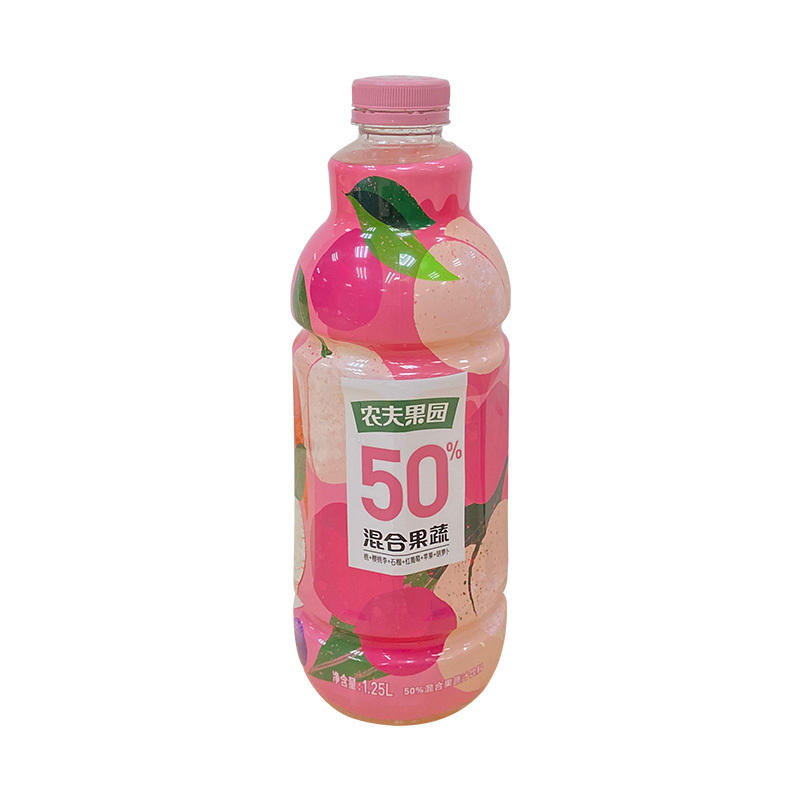 农夫果园50%混合果蔬(桃,石榴)1.25l