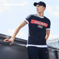Skechers斯凯奇 针织短袖T恤衫男 L319M046