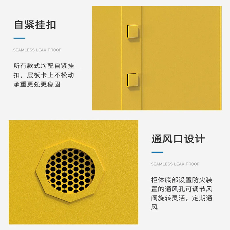 防爆柜 30加仑/黄色 台高清大图