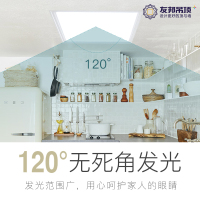友邦集成吊顶 嵌入式面板灯 高亮柔光护眼LED灯 led平板灯天花铝扣面板厨房卫生间嵌入式 ZD169 300*300