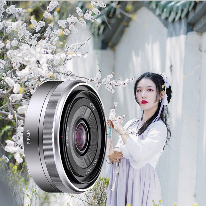 索尼/SONY SEL16F28定焦饼干 E16/2.8 人像广角微单相机e卡口镜头