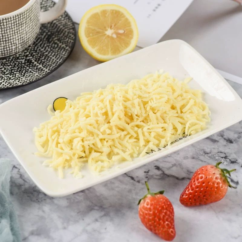 里拉芝士碎家用披萨拉丝热狗榴莲芝士饼烘焙材料拉丝芝士450g>800_800