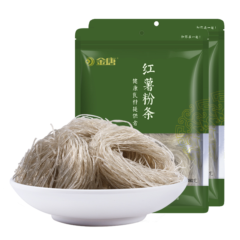 金唐(KTANG) 红薯粉丝红薯 粉条360g*2袋 南北干货 袋装 酸辣粉 火锅粉