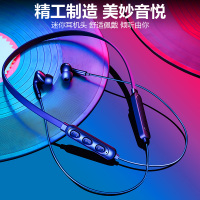 YOCY 蓝牙耳机运动无线耳机立体声跑步健身双耳耳机苹果华为小米OPPO三星VIVO通用防水防汗颈挂入耳式黑色