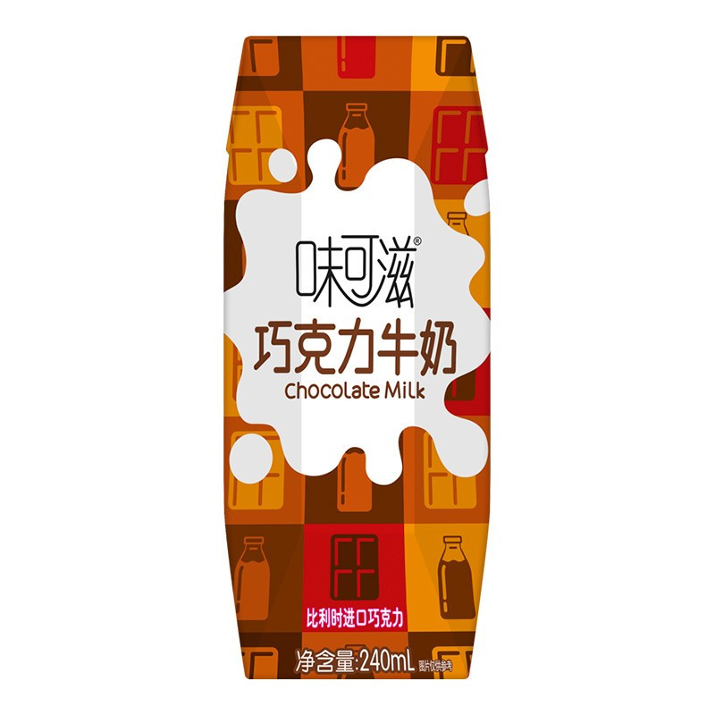 伊利 味可滋 巧克力牛奶 240ml*12