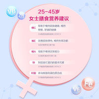 [参数不能修改]汤臣倍健多维女士多种维生素矿物质片30片 复合维生素含维生素