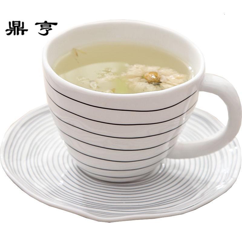 鼎亨下午茶茶具咖啡杯具套装陶瓷日式优雅餐具咖啡杯碟家用复古马