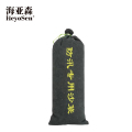 海亚森M9003 加厚加密抽绳式有机硅帆布防汛沙袋30*70cm 绿色 1个