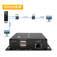信特安XTA200HY HDMI光端机网络延长器200米HDMI转RJ45一对多键鼠KVM红外延长带本