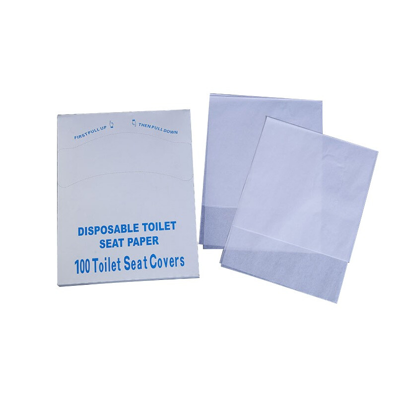 劳保佳可溶水一次性马桶垫飞机马桶垫纸木浆一次性坐厕纸 100张/盒/批发高清大图