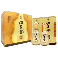 [酒厂直营]口子窖10年型 十年型礼盒手提装41度500ML*2瓶 白酒兼香型口子酒
