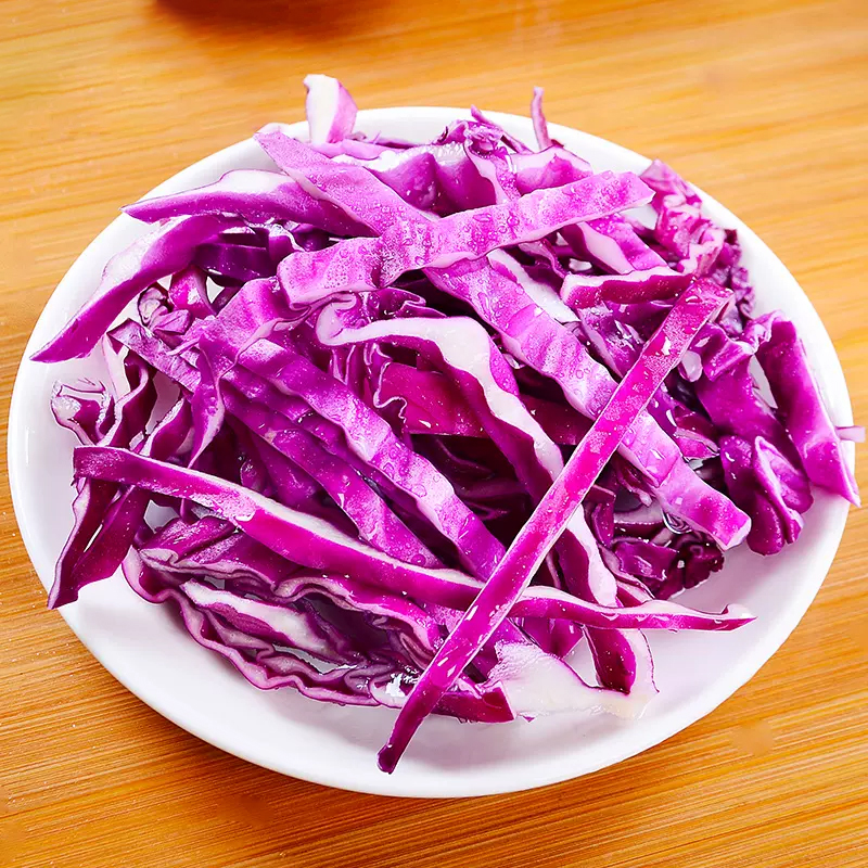 [西沛生鲜]云南新鲜紫甘蓝卷心菜 净重9-10斤 紫甘兰莲花包心菜 当季新鲜蔬菜高清大图