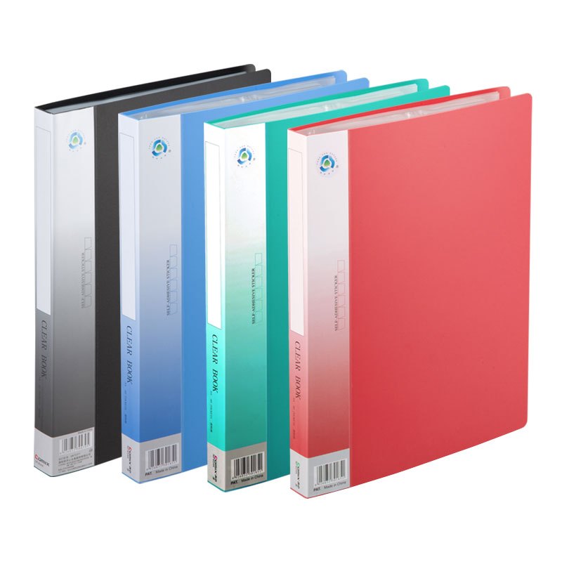 齐心 NF40AK 资料册 A4 40袋 10个/包 蓝 ( 单位 : 包 )-
