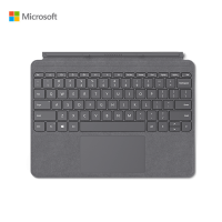 微软 Surface Go 键盘盖 亮铂金 磁吸易拆卸 Alcantara材质 类软毛皮手感 键盘背光+玻璃精准触控板
