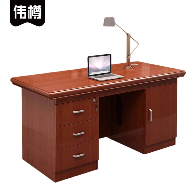伟樽1.2米办公桌120*60*76cm张高清大图