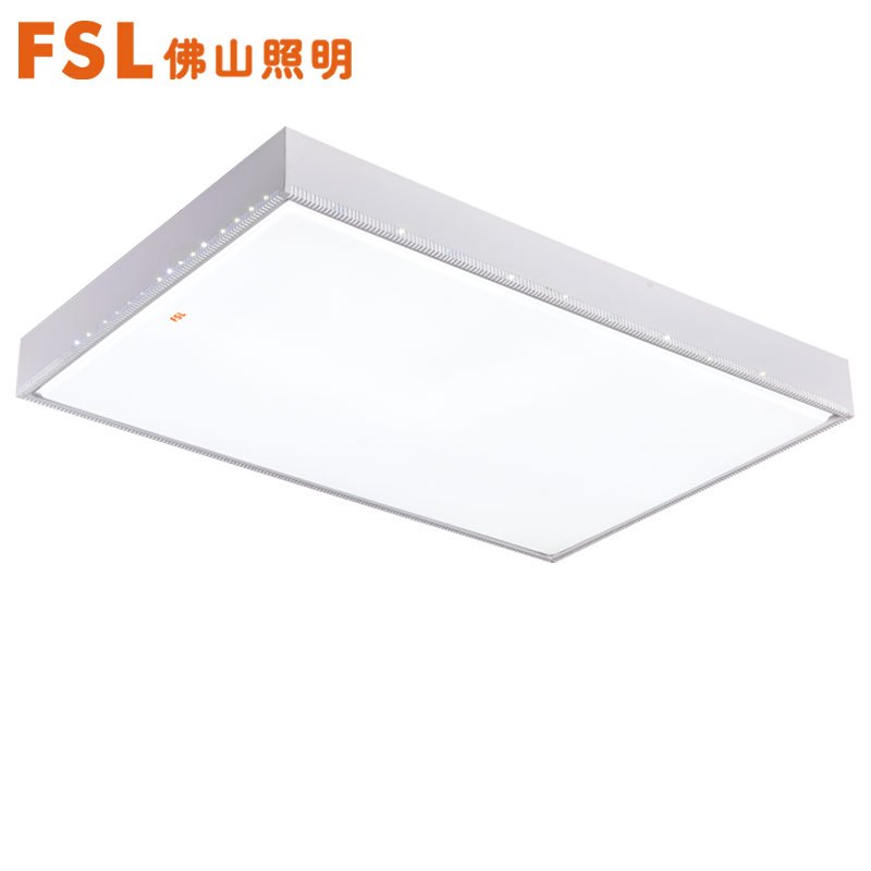 FSL佛山照明 LED吸顶灯客厅灯卧室灯现代简约长方形无极调光灯具