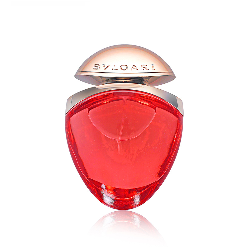 bvlgari宝格丽晶艳纯香红晶女士香水25ml淡香水自然优雅持久意大利